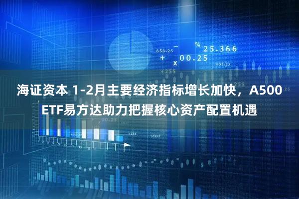 海证资本 1-2月主要经济指标增长加快，A500ETF易方达助力把握核心资产配置机遇